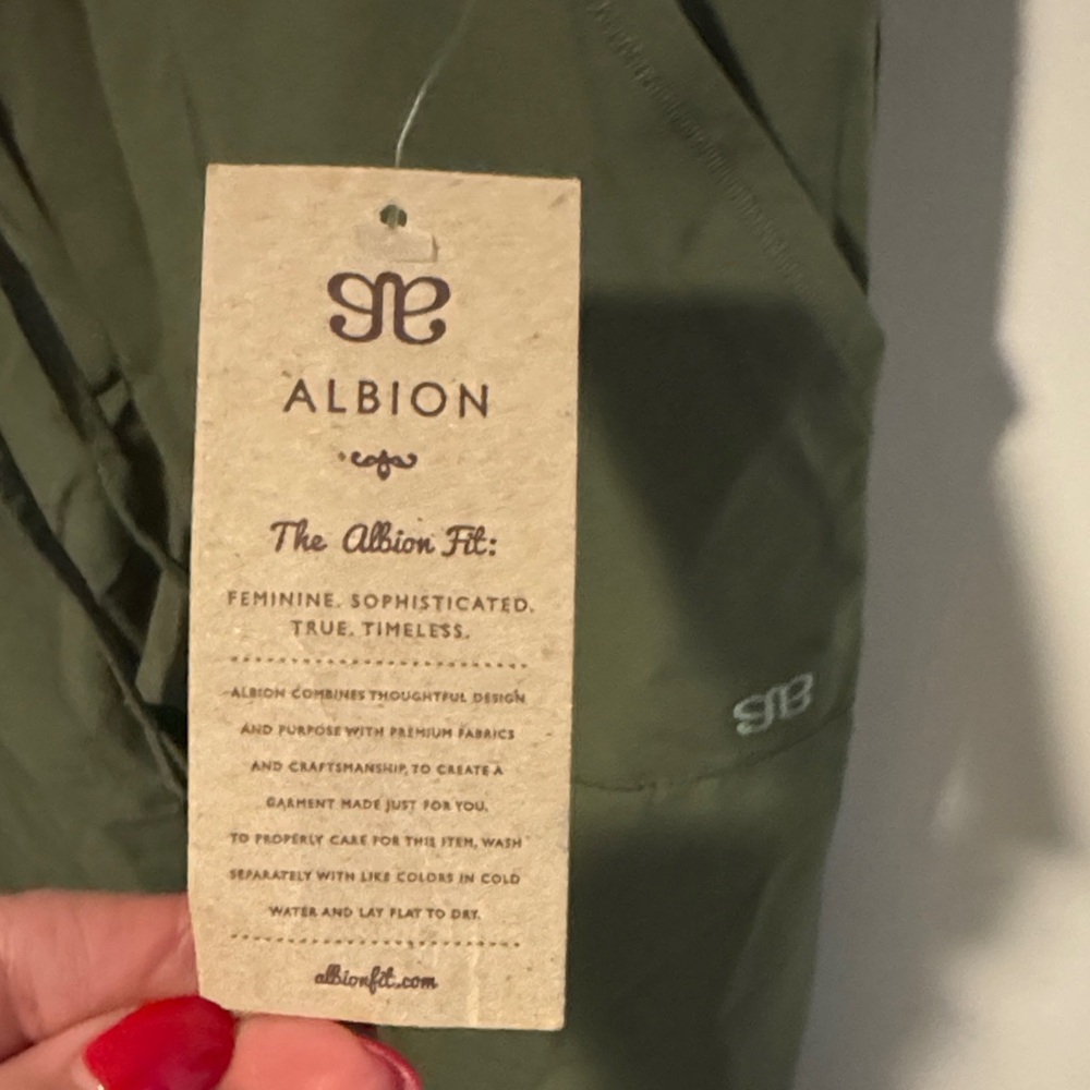 Albion Sage Green Sleeveless Jumpsuit - Picture 2 of 6